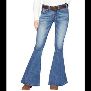 Rock & Roll Denim Mid Rise Bell Bottom Jeans